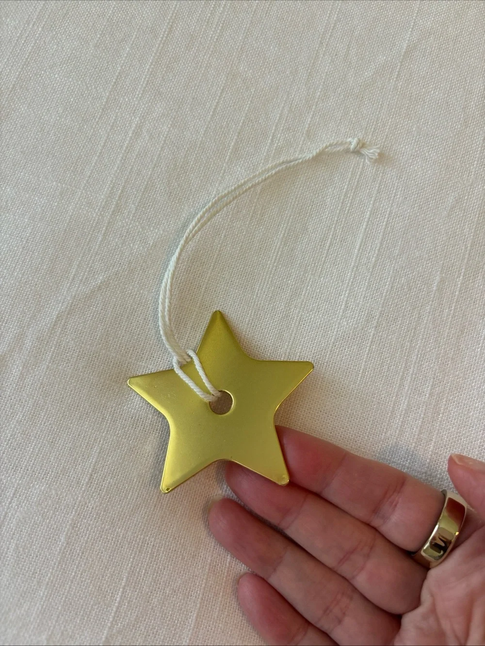 Dior Christian Dior Metallic Gold Star Charm New